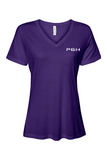 Bella + Canvas Women’s Relaxed Jersey Short Sleeve V-Neck T-Shirt