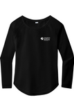 Sport-Tek Ladies PosiCharge Long Sleeve Tri-Blend Wicking Scoop Neck Raglan Tee