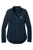 Port Authority Women's Luxe Knit Button Tunic