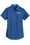 Port Authority Ladies Short Sleeve SuperPro Twill Shirt
