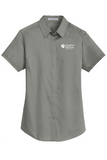 Port Authority Ladies Short Sleeve SuperPro Twill Shirt