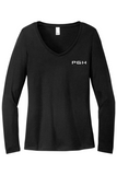 District Women's Perfect Tri Long Sleeve V-Neck Tee