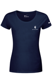 Nike Ladies Dri-FIT Cotton/Poly Scoop Neck Tee