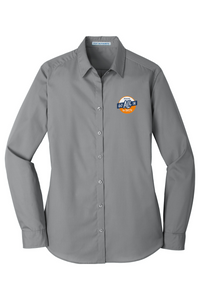 Port Authority Ladies Long Sleeve Carefree Poplin Shirt