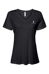 Bella + Canvas Women’s Relaxed Jersey Short Sleeve V-Neck T-Shirt