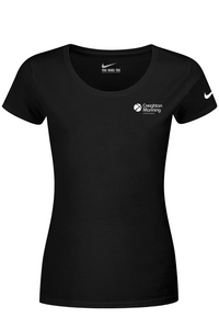 Nike Ladies Dri-FIT Cotton/Poly Scoop Neck Tee