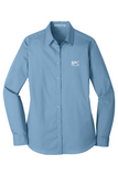 Port Authority Ladies Long Sleeve Carefree Poplin Shirt
