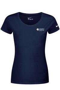 Nike Ladies Dri-FIT Cotton/Poly Scoop Neck Tee