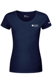 Nike Ladies Dri-FIT Cotton/Poly Scoop Neck Tee