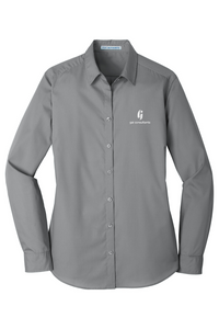 Port Authority Ladies Long Sleeve Carefree Poplin Shirt