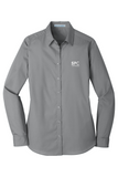 Port Authority Ladies Long Sleeve Carefree Poplin Shirt