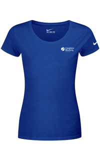 Nike Ladies Dri-FIT Cotton/Poly Scoop Neck Tee