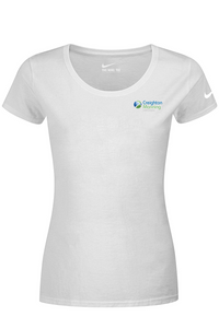 Nike Ladies Dri-FIT Cotton/Poly Scoop Neck Tee