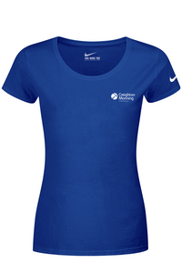 Nike Ladies Dri-FIT Cotton/Poly Scoop Neck Tee