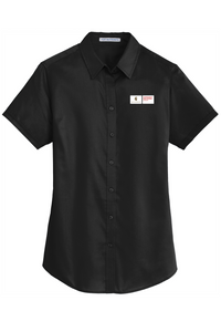 Port Authority Ladies Short Sleeve SuperPro Twill Shirt