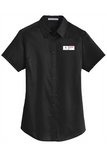 Port Authority Ladies Short Sleeve SuperPro Twill Shirt