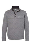 J. America Quilted Snap Pullover