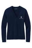 Brooks Brothers Women's Cotton Stretch V-Neck Sweater