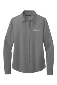 Brooks Brothers Women's Full-Button Satin Blouse