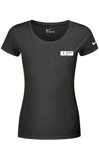 Nike Ladies Dri-FIT Cotton/Poly Scoop Neck Tee