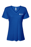 Bella + Canvas Women’s Relaxed Jersey Short Sleeve V-Neck T-Shirt