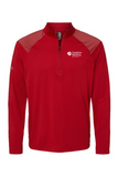 Adidas Men's Ultimate365 Lightweight Shoulder Stripe Quarter-Zip Pullover (A520)