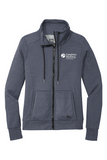 New Era Ladies Performance Terry Full-Zip Cowl