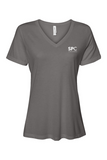 Bella + Canvas Women’s Relaxed Jersey Short Sleeve V-Neck T-Shirt