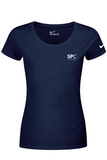 Nike Ladies Dri-FIT Cotton/Poly Scoop Neck Tee