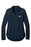 Port Authority Women's Luxe Knit Button Tunic