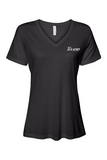 Bella + Canvas Women’s Relaxed Jersey Short Sleeve V-Neck T-Shirt