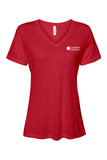 Bella + Canvas Women’s Relaxed Jersey Short Sleeve V-Neck T-Shirt