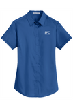 Port Authority Ladies Short Sleeve SuperPro Twill Shirt