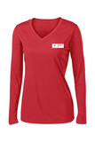 Sport-Tek Ladies PosiCharge Competitor Long Sleeve V-Neck Tee