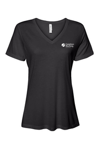 Bella + Canvas Women’s Relaxed Jersey Short Sleeve V-Neck T-Shirt