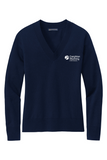 Brooks Brothers Women's Cotton Stretch V-Neck Sweater