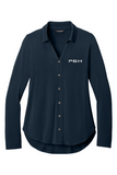 Port Authority Women's Luxe Knit Button Tunic