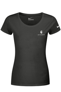 Nike Ladies Dri-FIT Cotton/Poly Scoop Neck Tee