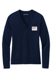 Brooks Brothers Women's Cotton Stretch V-Neck Sweater