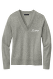 Brooks Brothers Women's Cotton Stretch V-Neck Sweater