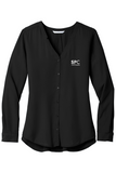 Port Authority Ladies Long Sleeve Button-Front Blouse