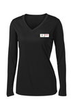 Sport-Tek Ladies PosiCharge Competitor Long Sleeve V-Neck Tee