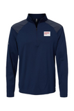 Adidas Men's Ultimate365 Lightweight Shoulder Stripe Quarter-Zip Pullover (A520)
