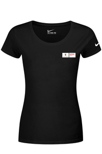 Nike Ladies Dri-FIT Cotton/Poly Scoop Neck Tee