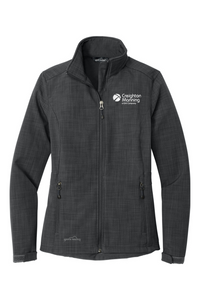 Eddie Bauer Ladies Shaded Crosshatch Soft Shell Jacket