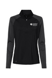 Adidas Women's Stripe Block Quarter-Zip Pullover