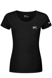 Nike Ladies Dri-FIT Cotton/Poly Scoop Neck Tee