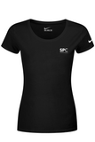Nike Ladies Dri-FIT Cotton/Poly Scoop Neck Tee
