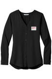 Port Authority Ladies Long Sleeve Button-Front Blouse