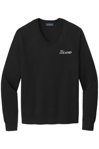 Brooks Brothers Cotton Stretch V-Neck Sweater